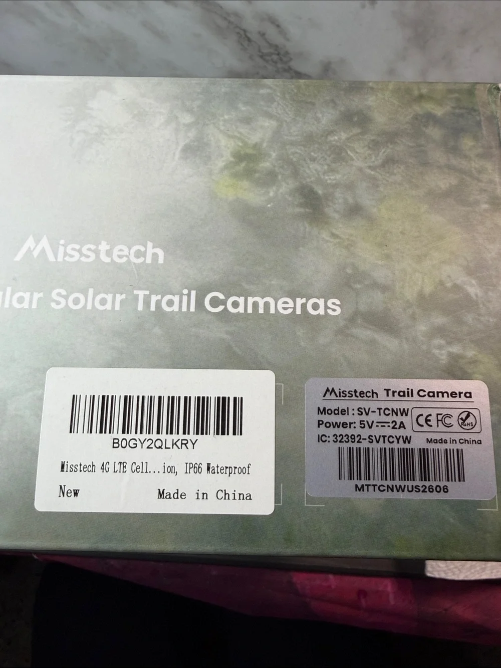 Missed 4G LTE Solar Trail Camera - Black